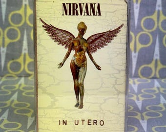 In Utero by Nirvana Cassette Tape grunge rock alternative