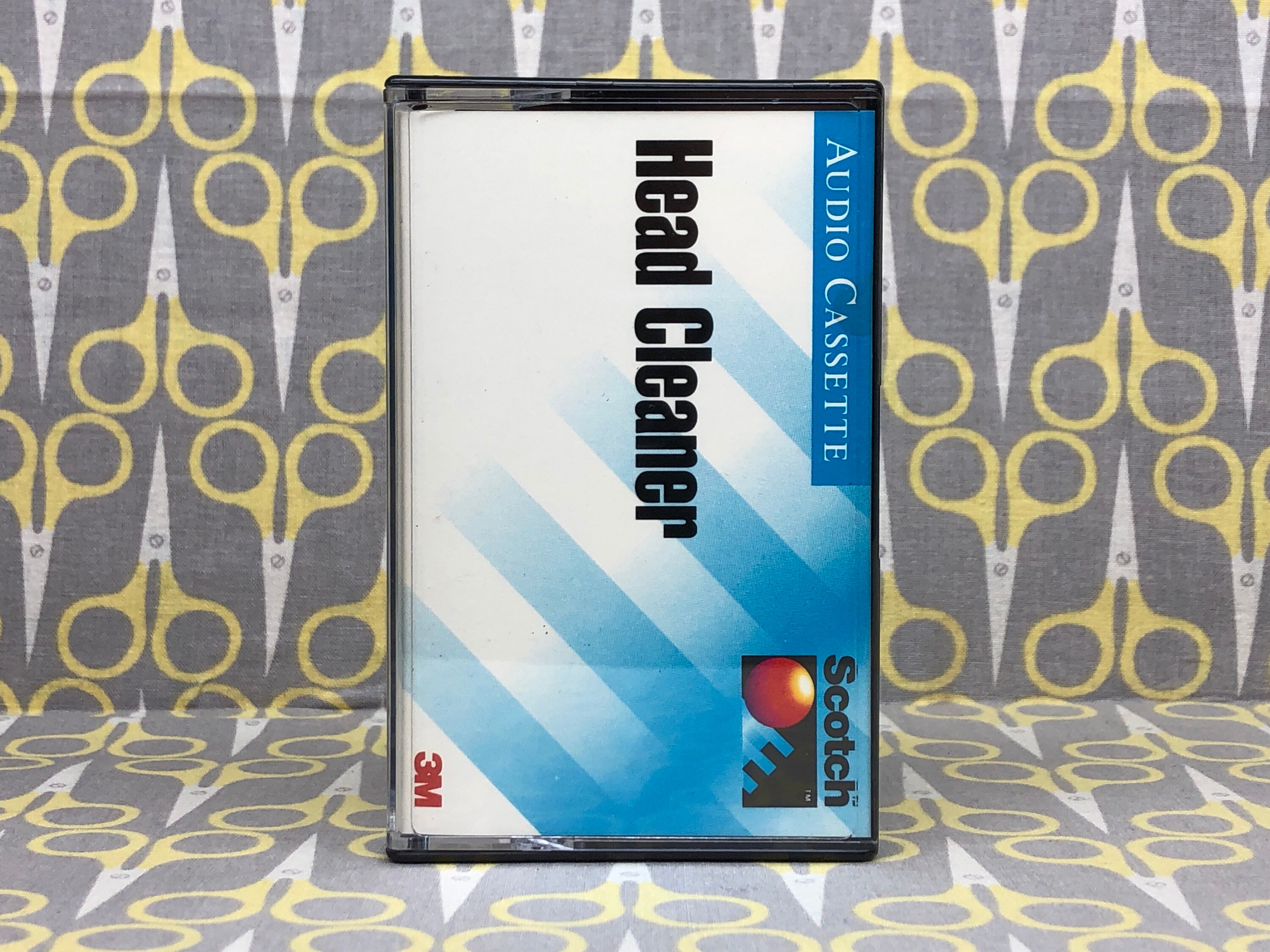 Scotch Cassette Deck Audio Head Cleaner Cassette Tape Etsy