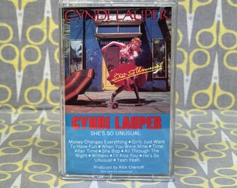 She's so Unusual by Cyndi Lauper Cassette Tape Rock Pop - Etsy She's so Unusual by Cyndi Lauper Cassette Tape Rock Pop - Etsy