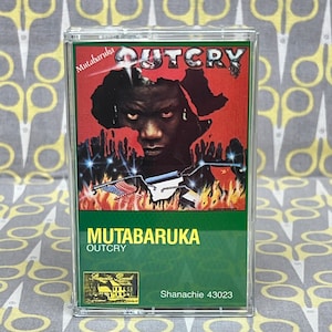 Outcry by Mutabaruka Cassette Tape Vintage Music