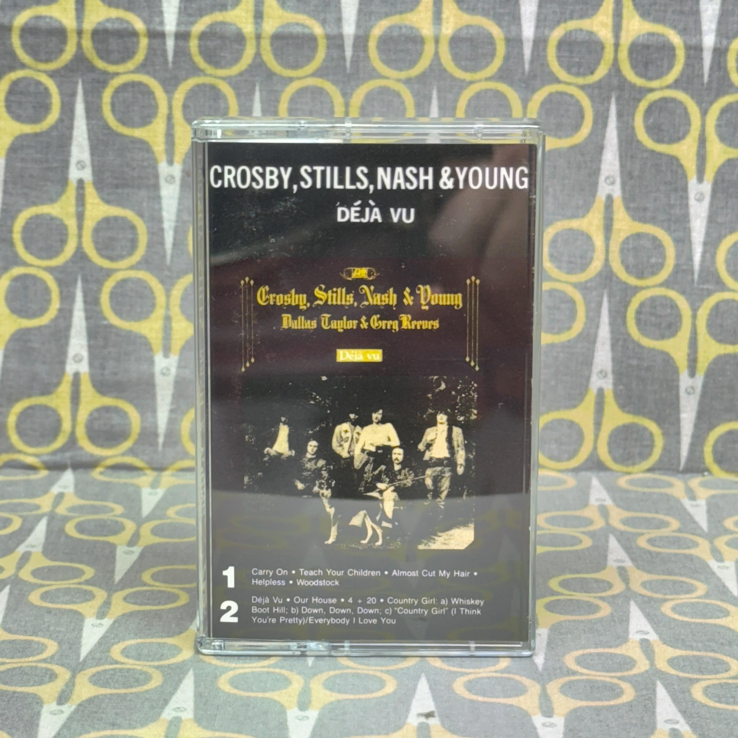 Deja Vu by Crosby Stills Nash and Young Cassette Tape Rock - Etsy