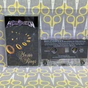 Master of the Rings by Helloween Cassette Tape Vintage Music image 2