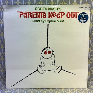 Los padres de Ogden Nash sellados se mantienen alejados leídos por Ogden Nash Disco de vinilo Álbum LP Palabra hablada