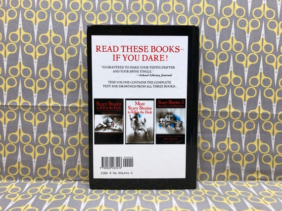 Scary Stories Treasury By Alvin Schwartz Hardcover Book Scary Etsy