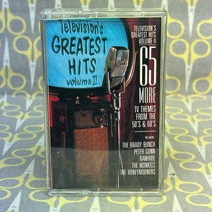 Television&#39;s Greatest Hits Volume II Cassette Tape Vintage Music