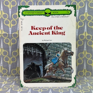 Le donjon de l'ancien roi - livre n°4 A FANTASY FOREST™ Series par Michael Carr - livre de jeu vintage Fantasy broché