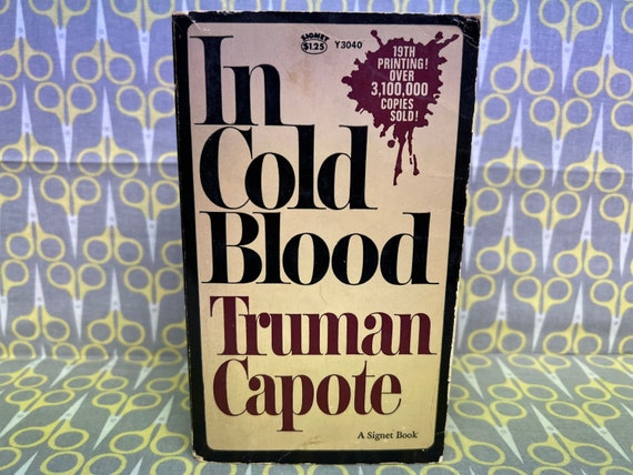 In Cold Blood by Truman Capote paperback book vintage