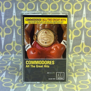 All The Great Hits von Commodores Cassette Tape Vintage Musik
