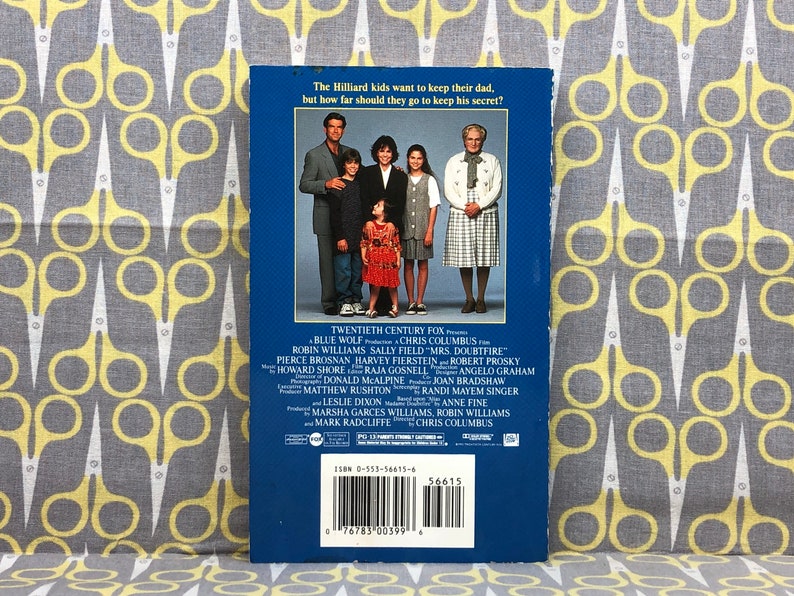 Alias Madame Doubtfire by Anne Fine Paperback Book Vintage Mrs Etsy