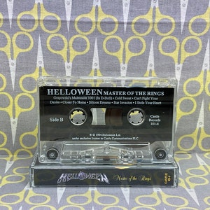 Master of the Rings by Helloween Cassette Tape Vintage Music image 5