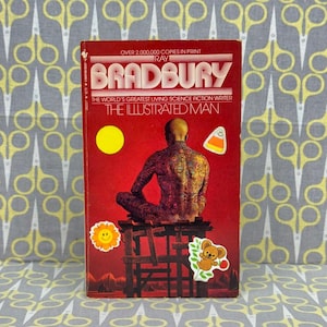 The Illustrated Man by Ray Bradbury Paperback Book Science Fiction Short story collection Vintage