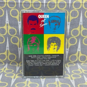 Hot Space by Queen Cassette Tape Vintage Music