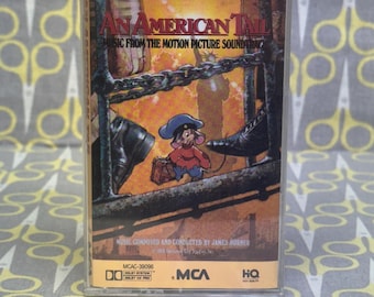 Sealed An American Tail Muzyka z ścieżki dźwiękowej filmu Kaseta magnetofonowa Muzyka vintage Ścieżka dźwiękowa do filmu