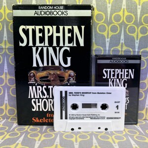 Mrs. Todd's Shortcut by Stephen King read by David Purdham Cassette Tape Audiobook from Skeleton Crew image 2