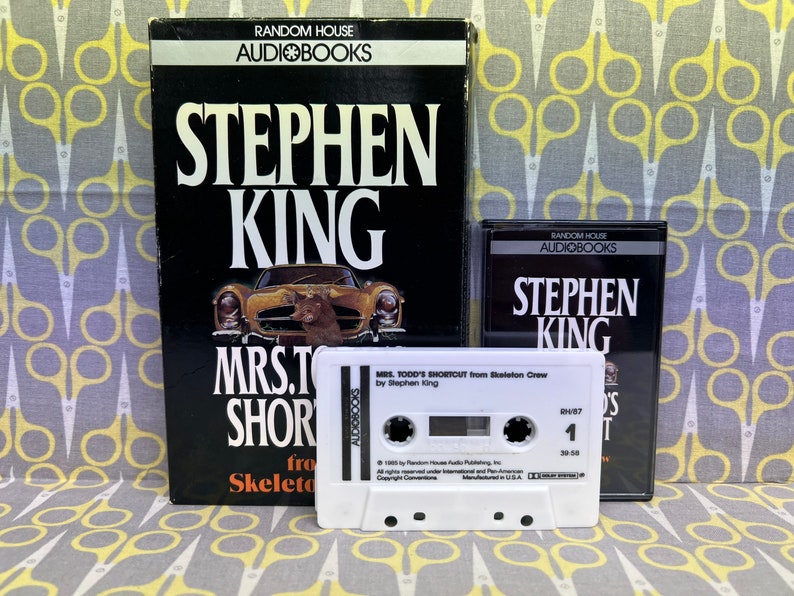 Mrs. Todd's Shortcut by Stephen King read by David Purdham Cassette Tape Audiobook from Skeleton Crew image 2