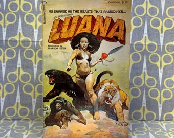 Luana de Alan Dean Foster libro de bolsillo novela vintage