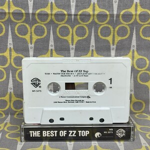 The Best of ZZ Top by ZZ Top Cassette Tape Vintage Music - Etsy