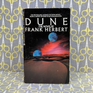 Dune by Frank Herbert paperback book vintage movie tie in edition