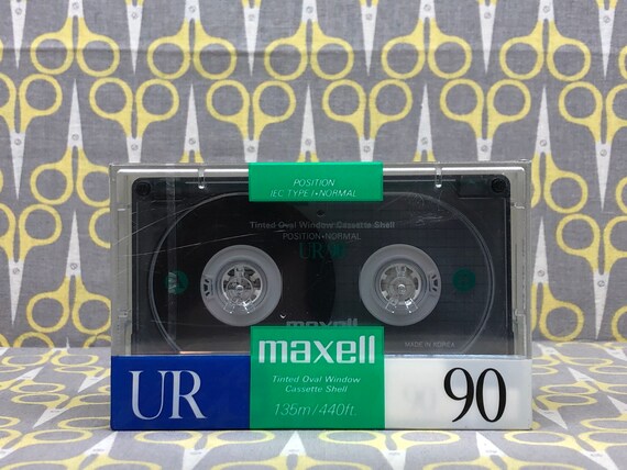 NEW SEALED MAXELL UD II 90 BLANK CASSETTE TAPE 