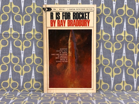 R is for Rocket by Ray Bradbury paperback book vintage