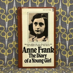 Anne Frank O Diário de uma Jovem de Anne Frank livro de bolso vintage