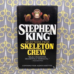 Selections from Skeleton Crew by Stephen King Cassette Tape Audio Book On Tape The Raft Mrs Todds Shortcut The Monkey Gramma