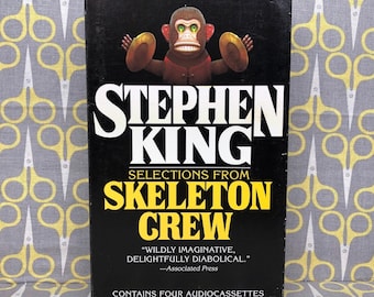 Selections from Skeleton Crew by Stephen King Cassette Tape Audio Book On Tape The Raft Mrs Todds Shortcut The Monkey Gramma