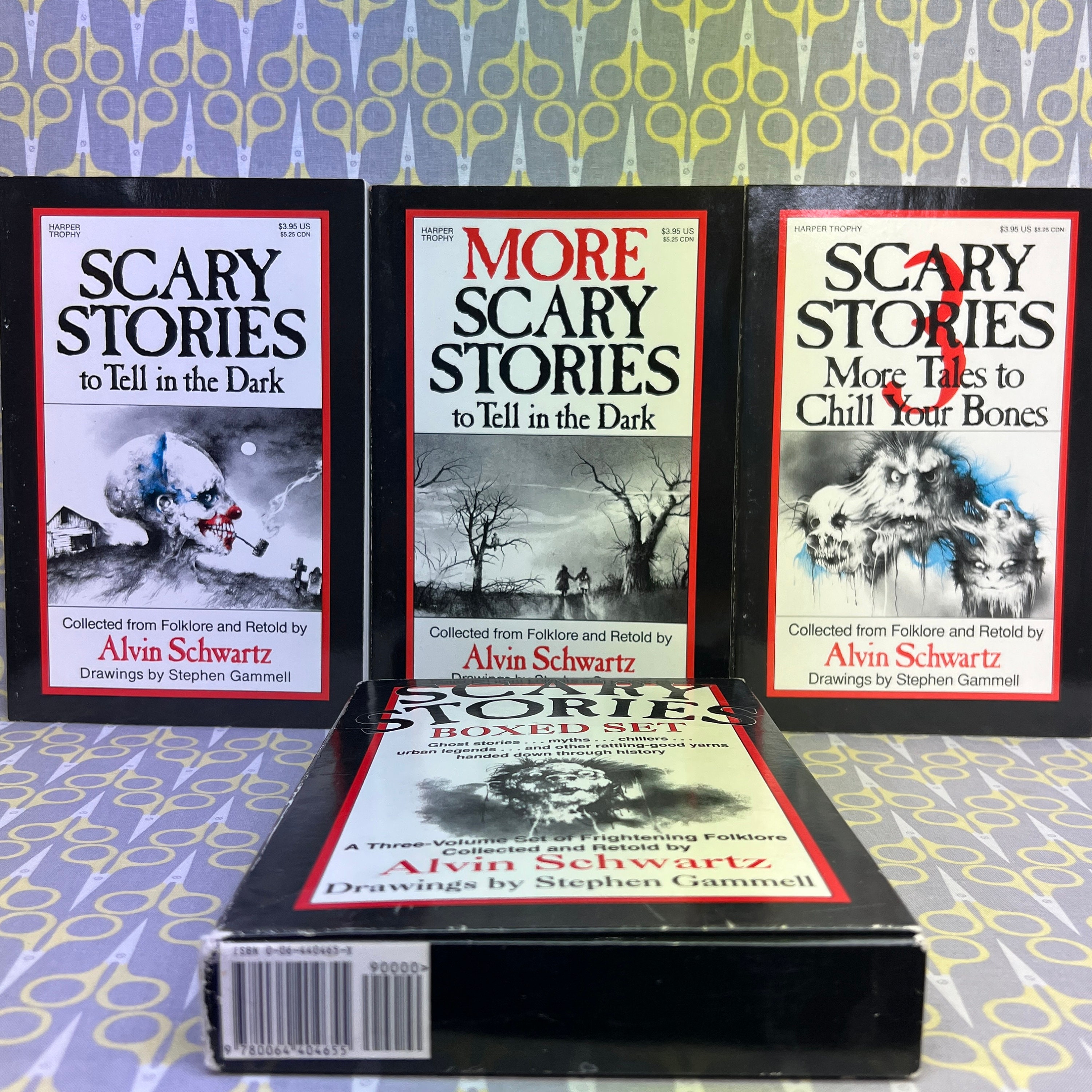 Scary Stories to Tell in the Dark Boxed Set by Alvin Schwartz pic