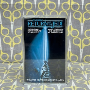 Star Wars Return Of The Jedi The Original Motion Picture Soundtrack by John Williams Cassette Tape Vintage Music Movie Soundtrack