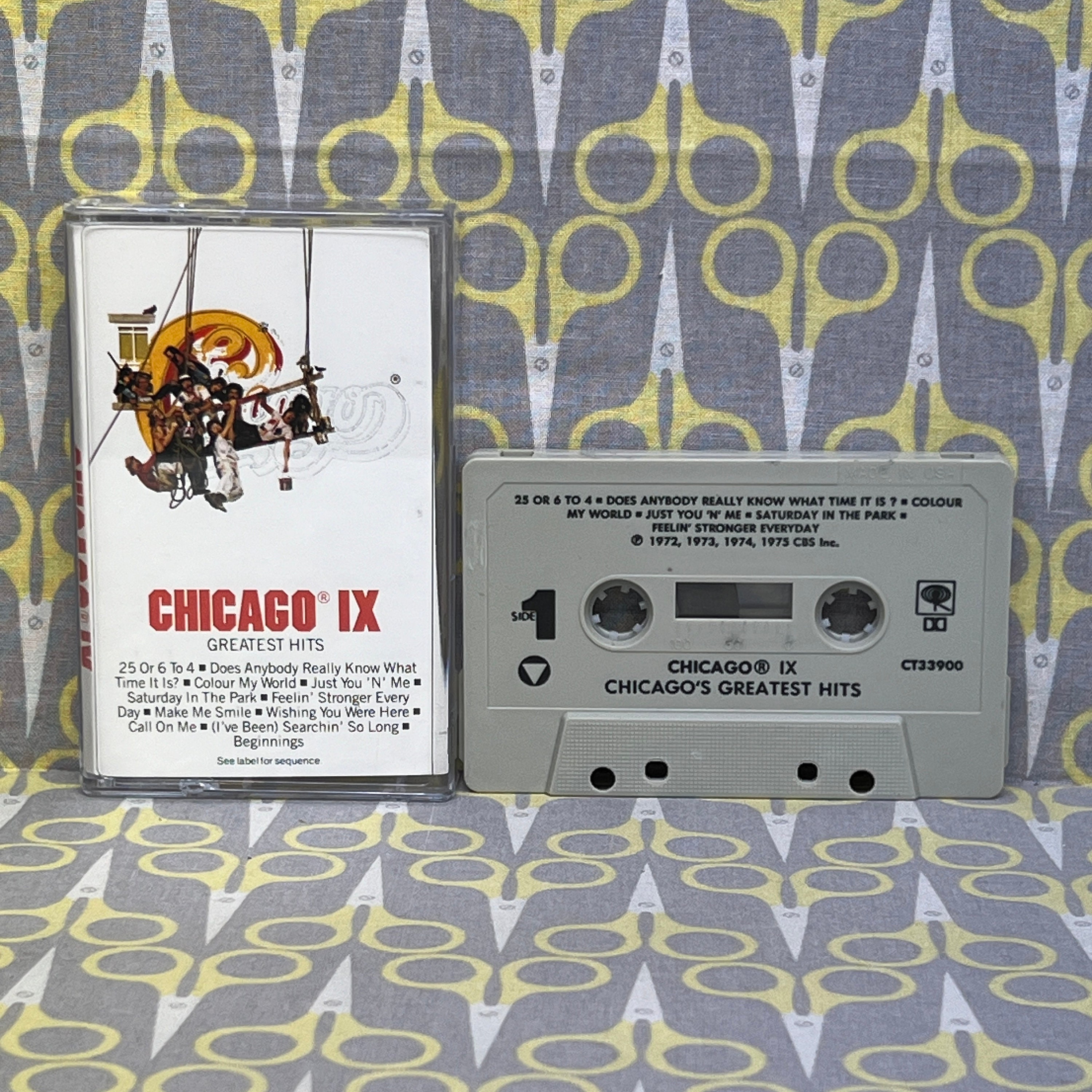 Chicago IX Chicagos Greatest Hits by Chicago Cassette Tape Rock - Etsy