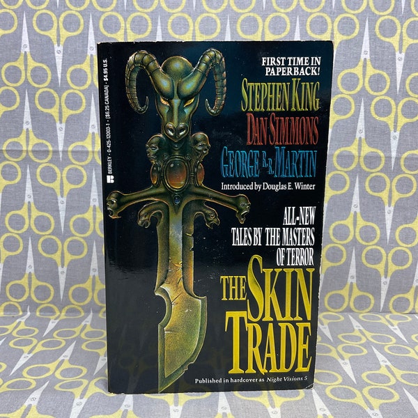 The Skin Trade by Douglas E Winter paperback book horror Night Visions 5  Stephen King Dan Simmons and George RR Martin