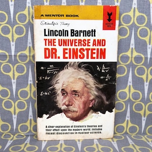 The Universe and Dr Einstein by Lincoln Barnett paperback book vintage