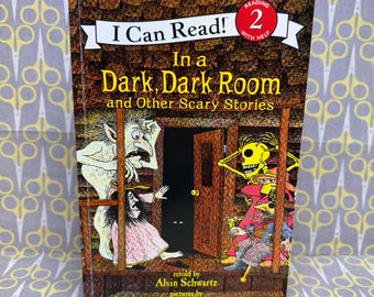 In a Dark, Dark Room and Other Scary Stories by Alvin Schwartz paperback book vintage horror
