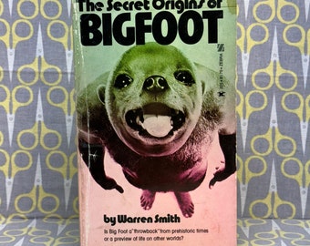 Secret Origins of Bigfoot di Warren Smith libro tascabile vintage