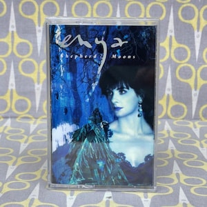 Shepherd Moons by Enya – New Age Cassette Album with Caribbean Blue & Book of Days