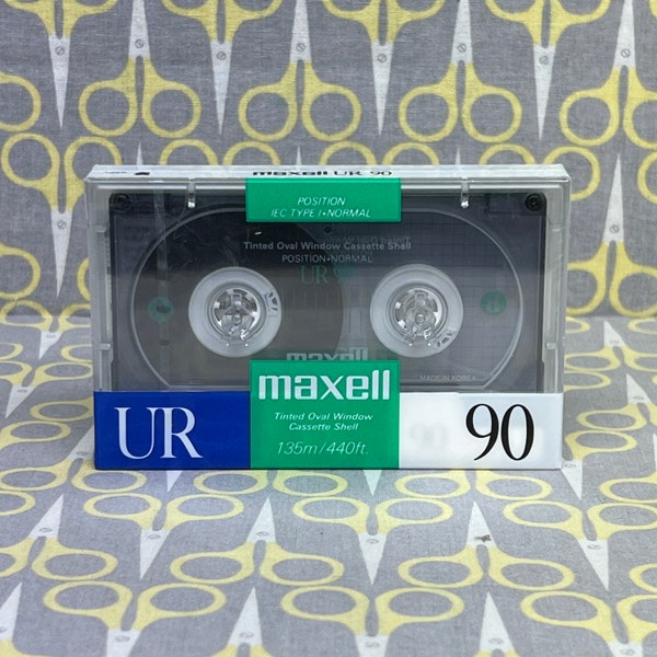Versiegelte Maxell UR II 90 Blank Audio Cassette Tape Position Iec Typ I High