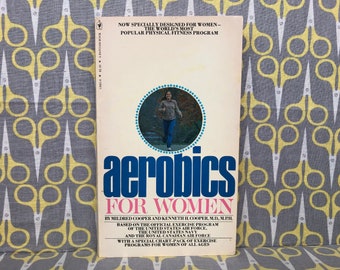 Aerobics For Women by Mildred Cooper and Kenneth H. Cooper paperback book vintage