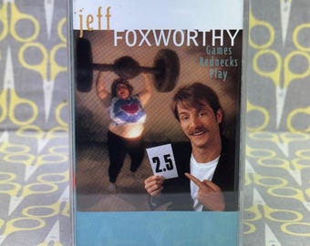Games Rednecks Play by Jeff Foxworthy — Vintage Comedy Cassette Tape