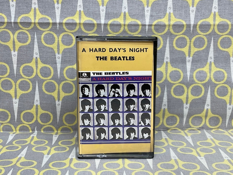 A Hard Day's Night by The Beatles Cassette Tape rock Vintage image 1