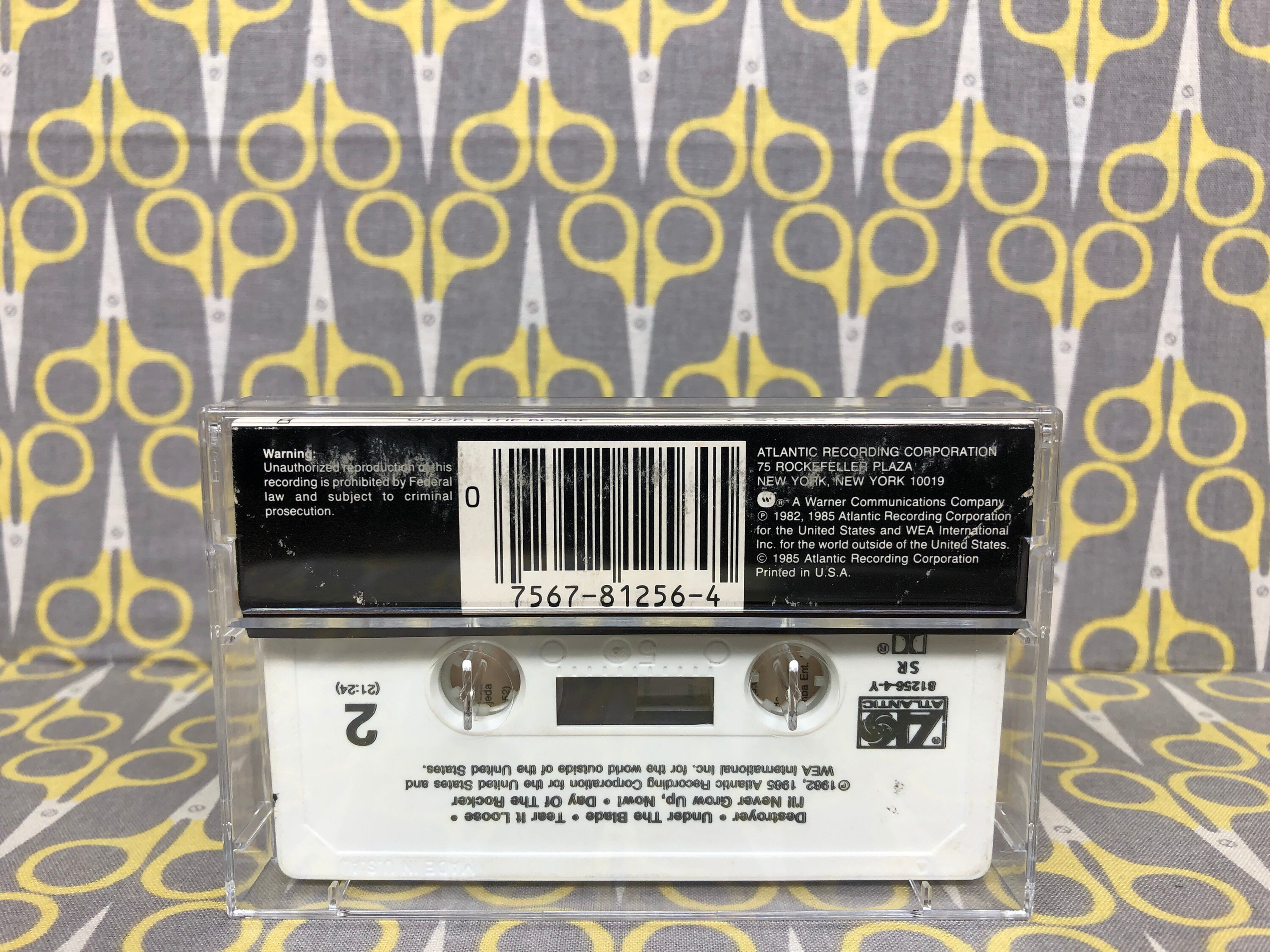 Under the Blade by Twisted Sister Cassette Tape Vintage Music - Etsy Israel