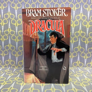 Dracula by Bram Stoker paperback book vintage horror