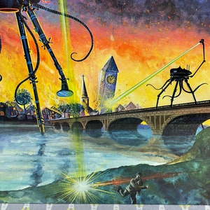 Sealed War of the Worlds by HG Wells read by Leonard Nimoy Caedmon TC 1520 Vinyl Record LP spoken word image 6