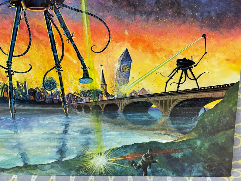 Sealed War of the Worlds by HG Wells read by Leonard Nimoy Caedmon TC 1520 Vinyl Record LP spoken word image 6
