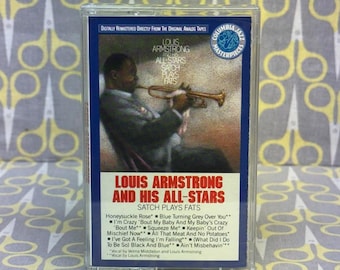 Louis Armstrong And His All-Stars – Satch Plays Fats – Vintage Cassette Album (1986 Remastered, Columbia Jazz Masterpieces)