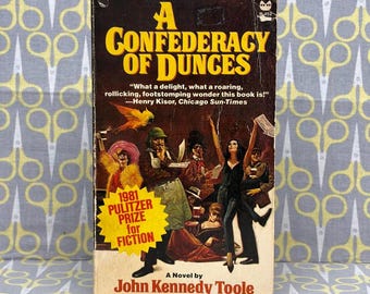 A Confederacy of Dunces by John Kennedy Toole — 1981 Black Cat Paperback Book