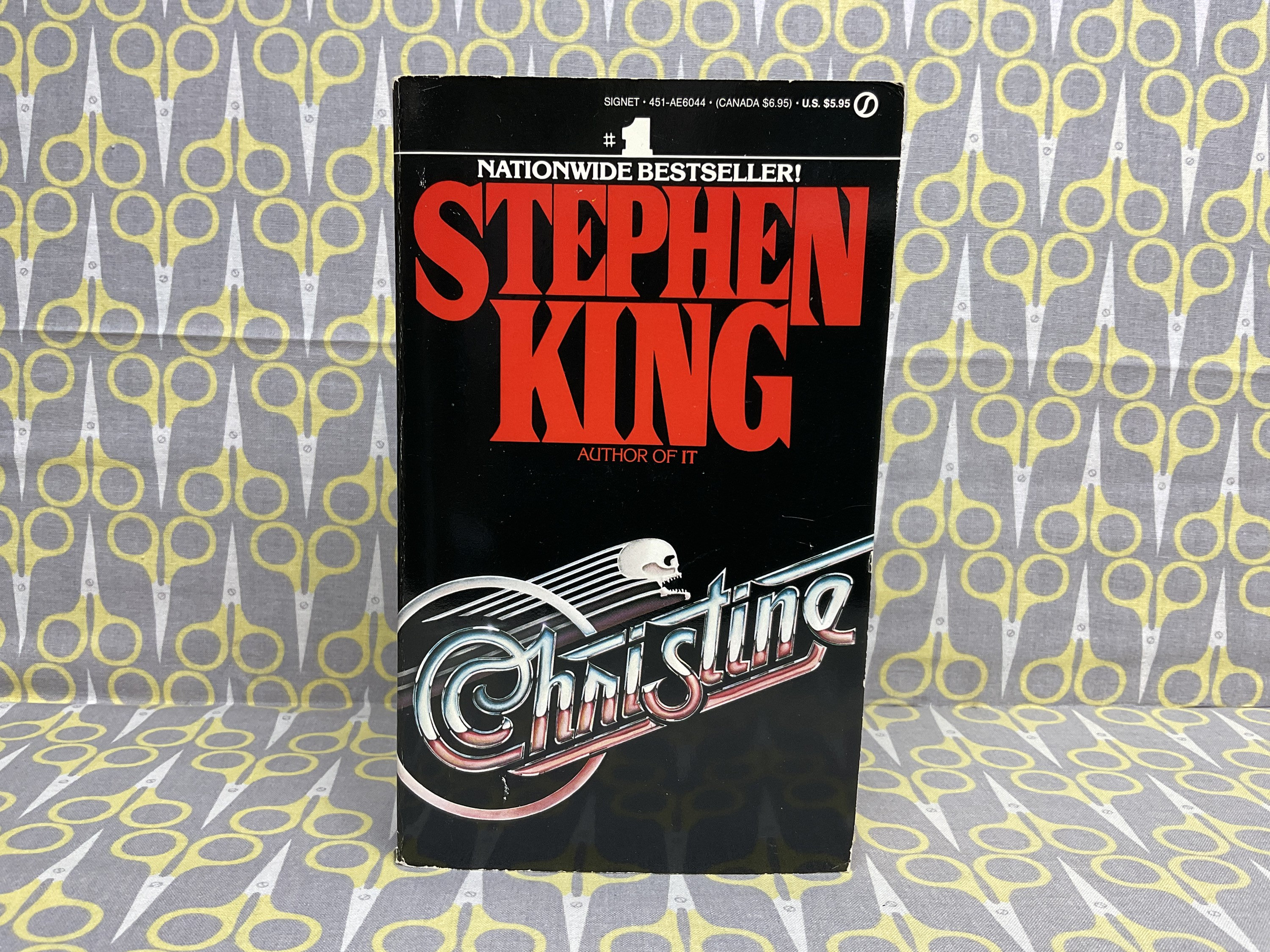 Christine by Stephen King paperback book vintage horror
