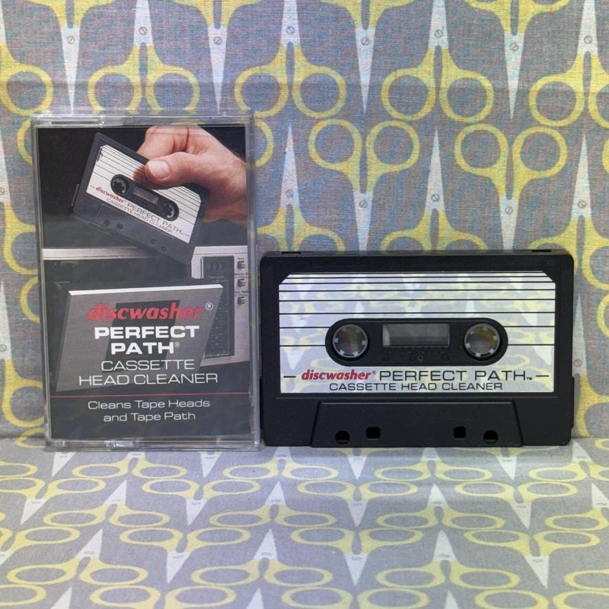 Discwasher – Perfect Path Cassette Head Cleaner – Cleans Tape Heads ...