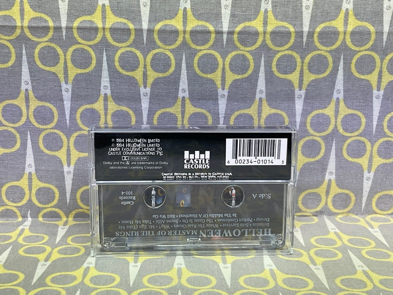 Master of the Rings by Helloween Cassette Tape Vintage Music image 7
