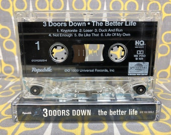 The Better Life by Doors Down Cassette Tape Vintage Music