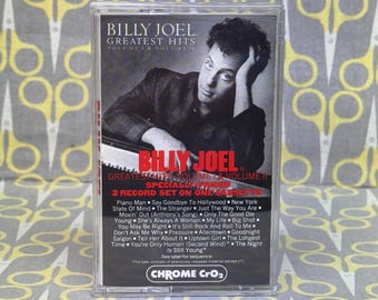 Billy Joel&#39;s Greatest Hits Volume I and Volume II by Billy Joel Cassette Tape rock Vintage